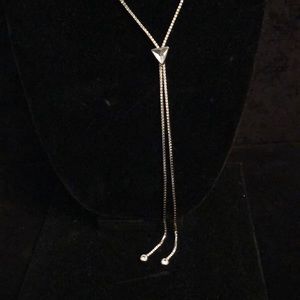 Merx Jewelry - Merx Silver Lariat Chain Merx Jewelry - Merx Silver Lariat Chain